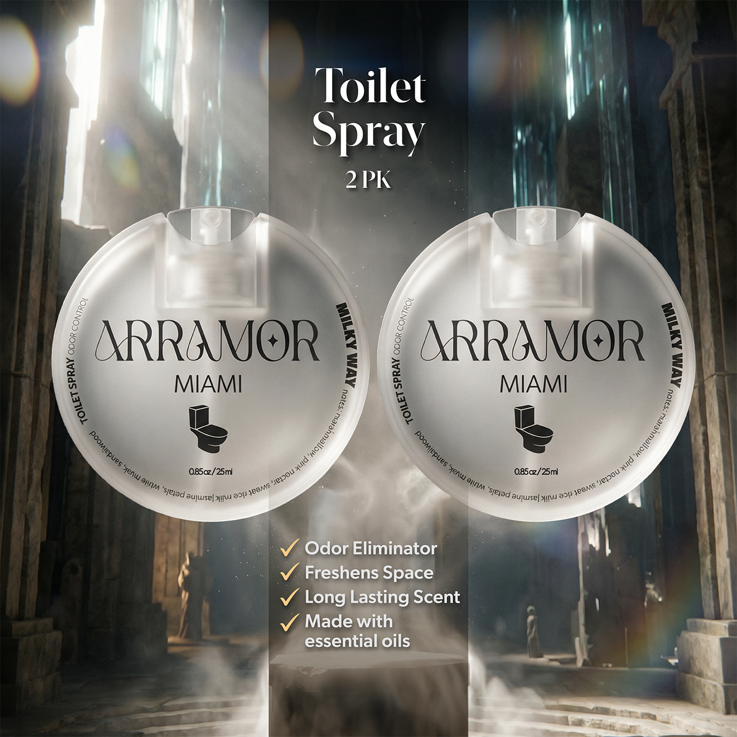 Toilet Spray — Milky Way | 2 Pack