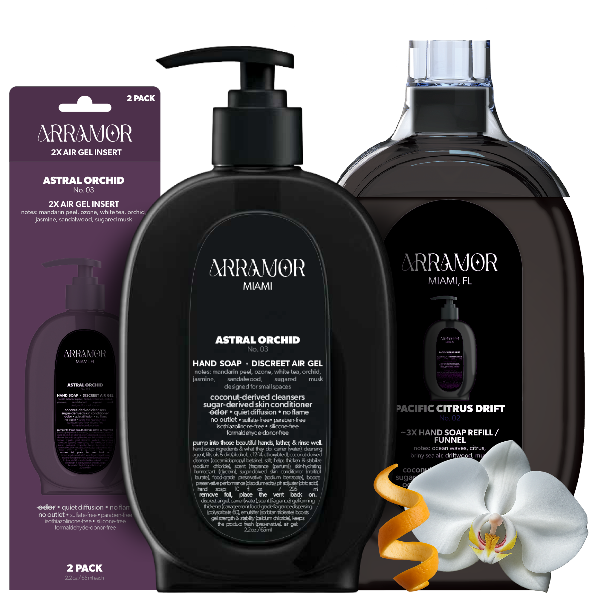 ASTRAL ORCHID No. 03 - Complete Scent Set (Dispenser + Refills)