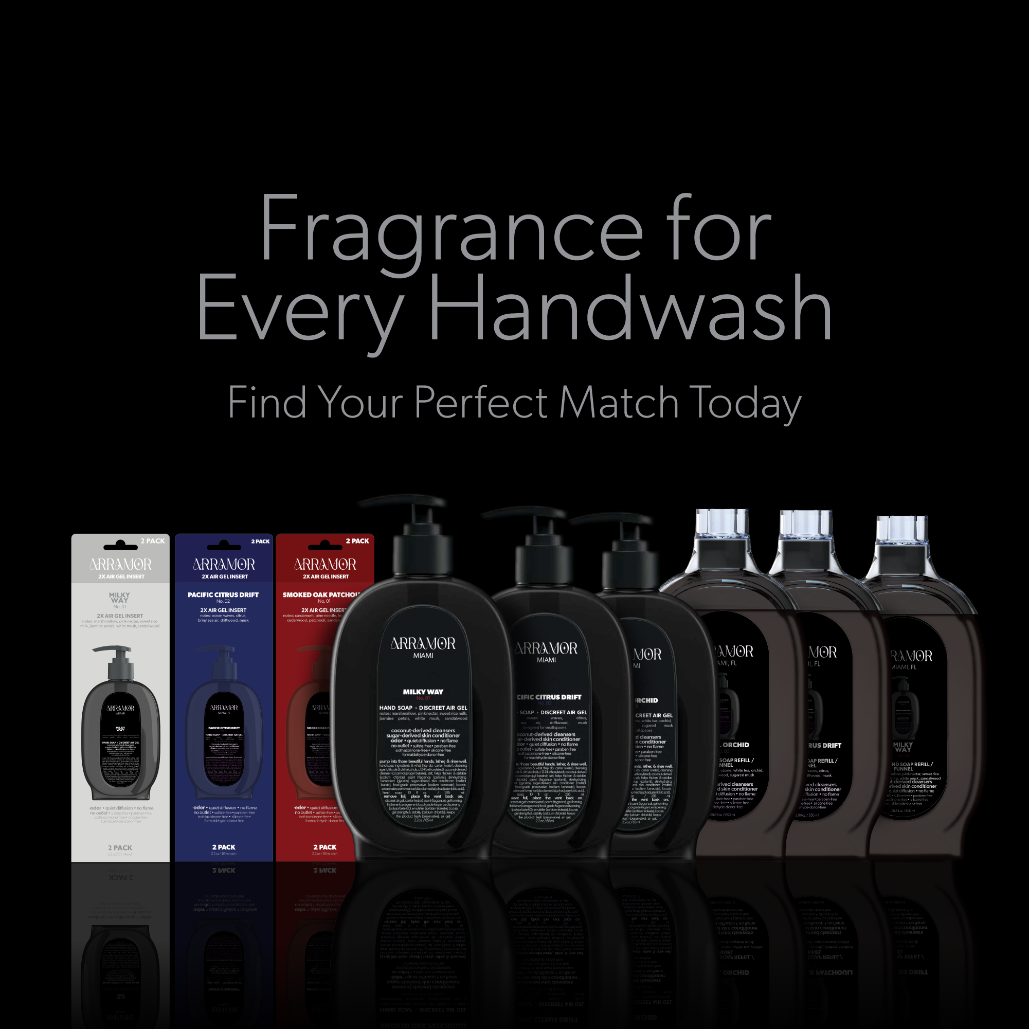 Hand Soap + Hidden Air Freshener — Discovery Set (3 Scents)