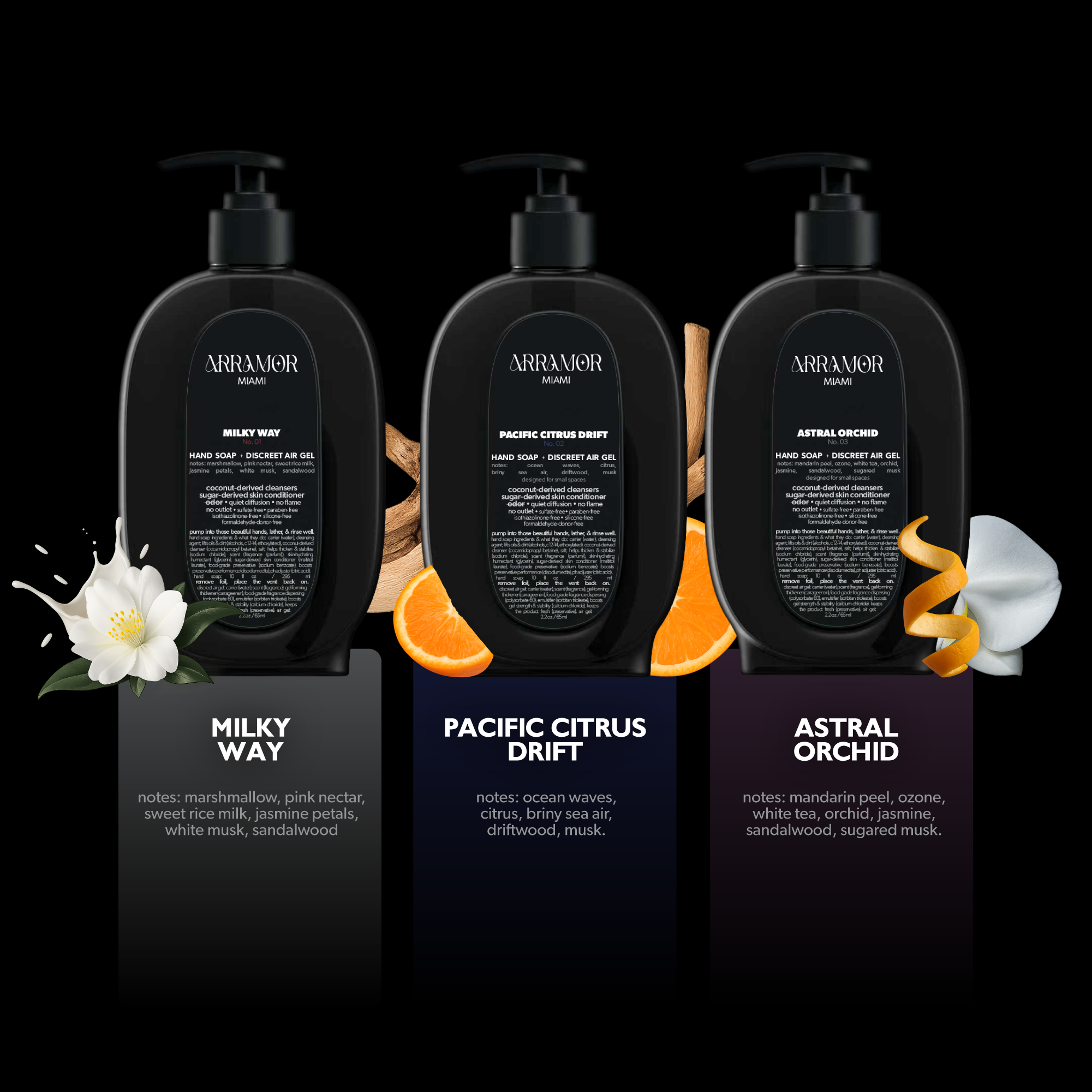 Hand Soap + Hidden Air Freshener — Discovery Set (3 Scents)